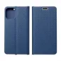 LUNA Book Carbon for Apple iPhone 13 FORCELL Wallet case Blue