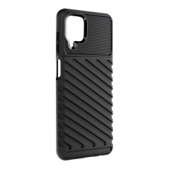 Samsung Galaxy A12 Case THUNDER Black