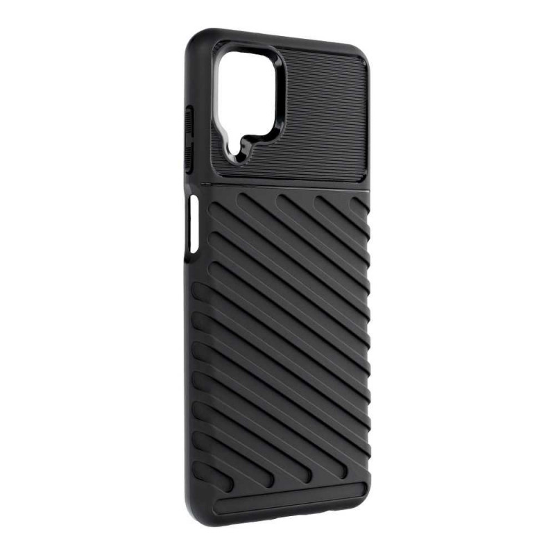 Samsung Galaxy A12 Case THUNDER Black 