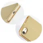 LUNA Book Gold for Apple iPhone 13 FORCELL Wallet case Gold