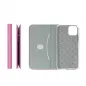 Sensitive Book for Apple iPhone 13 mini Wallet cover Pink