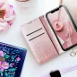 Apple iPhone 13 Pro Wallet Cases MEZZO Book Rose gold