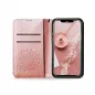 Apple iPhone 13 Pro Wallet Cases MEZZO Book Rose gold